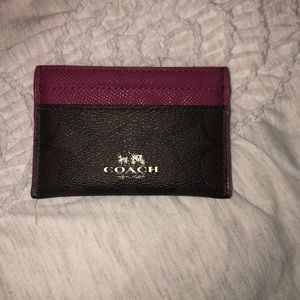 Coach card holder